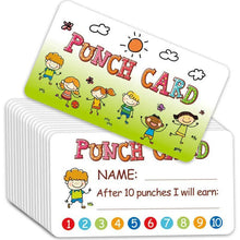 Load image into Gallery viewer, 2x500pcs Christmas Xmas Children's Toy Incentive Boy Girl Punch Card Card tape