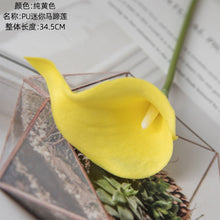 Load image into Gallery viewer, 10PCs Mini Common Calla Artificial Fake Flower Plants Home Decoration Wedding Bouquet