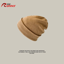 Load image into Gallery viewer, Warm Winter Knit Beanie Hats Thickened Earflaps Wool Simple Solid Color Pullover for Women Unisex