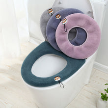 Load image into Gallery viewer, 3pcs Toilet Seat Cover Pads 3-Piece All-Season Closestool Cushion Washable