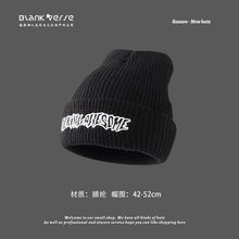 Lade das Bild in den Galerie-Viewer, Warm Winter Knit Beanie Hats Couple Trend All-Matching Thickened Wool Women's Retro Leather Unisex