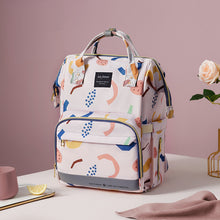 Lade das Bild in den Galerie-Viewer, Backpack Large Capacity Waterproof Portable Baby Diaper Bag TikTok Maternity Mom Bag