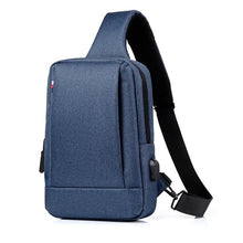 Lade das Bild in den Galerie-Viewer, Backpack Casual Cross Body Waterproof Oxford Cloth Men Chest shoulder bag