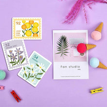 Load image into Gallery viewer, 2x500pcs Christmas Xmas Color Stamp Sticker Envelope Book Stationery Decorative Adhesive Self-Adhesive Labels tape