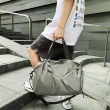 Lade das Bild in den Galerie-Viewer, Backpack Sports Gym Bag Short Business Trip Travel Luggage Bag Dry Wet Separation Travel Bag