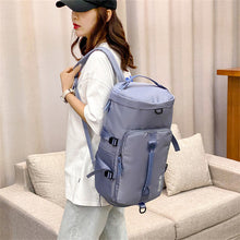 Load image into Gallery viewer, Backpack Multifunctional Hand-Carrying round Barrel Single-Shoulder Bag Training Sports Bag