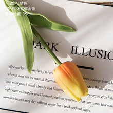 Load image into Gallery viewer, 3PCs Pu Mini Tulip Artificial Fake Flower Plants Home Decoration Wedding Bouquet