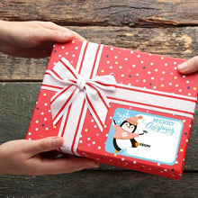 Lade das Bild in den Galerie-Viewer, 250PCs 6 Designs Square Merry Christmas Christmas Stickers Gift Tags tape