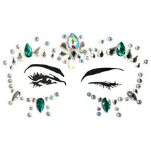 Load image into Gallery viewer, 10pcs Face Tattoo 3D Sexy Body Eye Sticker Diamond Makeup Party Face Sticker Woman