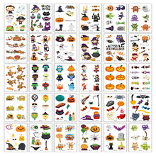 Lade das Bild in den Galerie-Viewer, 30PCs Halloween Cartoon Tattoo Sticker Simulation Face 3D Scar