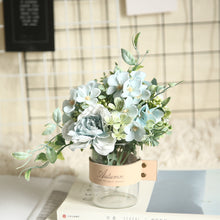 Lade das Bild in den Galerie-Viewer, 2PCs Rose Flower Artificial Fake Flower Plants Home Decoration Wedding Bouquet