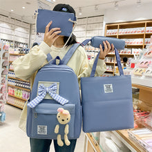 Lade das Bild in den Galerie-Viewer, Backpack Partysu Korean Style Bunny Doll Primary Secondary School