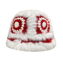 Lade das Bild in den Galerie-Viewer, Warm Winter Knit Beanie Hats Korean Style Ins Hollow Flower Fisherman Women Autumn and Winter Fur Tiger Head Unisex