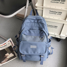 Load image into Gallery viewer, Backpack Female College Student Simple Korean Style High School Student Junior School Large Capacity Fashion Male