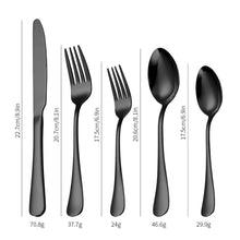 Lade das Bild in den Galerie-Viewer, 304 Stainless Steel Flatware Sets 20pcs Western Food/Steak Knife, Fork and Spoon Tableware Set