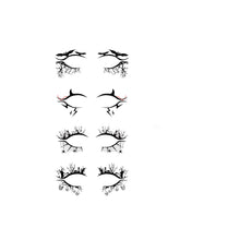 Load image into Gallery viewer, 2x Halloween Xmas Christmas Gifts Decoration Eelhoe Eyeliner Stickers Horror Fashion Party Makeup Tools