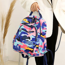 Load image into Gallery viewer, Nylon Canvas Backpack Women's Casual Backpack Waterproof Large Capacity