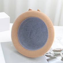 Lade das Bild in den Galerie-Viewer, Warm Winter Knit Beanie Hats Autumn and Winter plus Fluff Hat Middle-Aged and Elderly Women Unisex