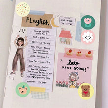 Load image into Gallery viewer, 2x500pcs Christmas Xmas Bear Smiling Face Flower Children Reward Encourage Chinese and English Label Sticker tape