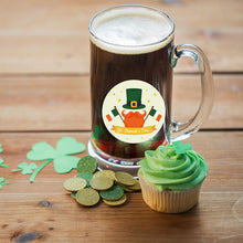 Lade das Bild in den Galerie-Viewer, 2x500pcs Christmas Xmas 8 Kinds of Green Hat Four-Leaf Clover Irish St. Patrick's Day Stickers tape