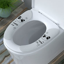 Load image into Gallery viewer, 3pcs Toilet Cushion Seat Cushion Adhesive Washable Four Seasons Self-Adhesive Spring and Summer Toilet Seat Cover Disposable