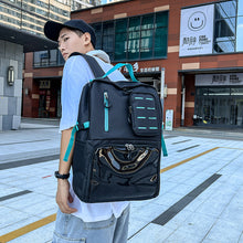 Lade das Bild in den Galerie-Viewer, Backpack Trendy Casual Men Simple Trendy Cool College Student Fashion School shoulder bag