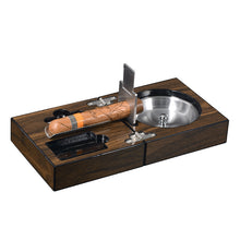 Lade das Bild in den Galerie-Viewer, Ashtray Paint Portable Folding Cigar Wooden Box Spot Ashtray