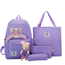 Lade das Bild in den Galerie-Viewer, Backpack Partysu Korean Style Bunny Doll Primary Secondary School