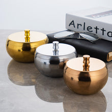 Lade das Bild in den Galerie-Viewer, Ashtray Stainless Steel Drum Business Hotel KTV Simple Gift Lid Gift Ashtray