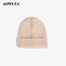 Lade das Bild in den Galerie-Viewer, Warm Winter Knit Beanie Hats Men's Autumn and Winter Wild Fashionable Warm Korean Wool Unisex