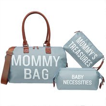 Lade das Bild in den Galerie-Viewer, Diaper Bags Mommy Bag 3-Piece Set Travel Portable Maternity Package Thermal Insulation Large Capacity