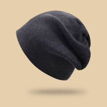 Lade das Bild in den Galerie-Viewer, Warm Winter Knit Beanie Hats All-Matching Woolen Cashmere Ear Protection Solid Color Leisure Pullover Unisex