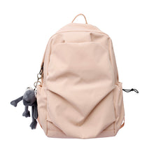 Lade das Bild in den Galerie-Viewer, Backpack Early High School Student Schoolbag Large Capacity Same Lightweight Casual Korean Style Solid Color