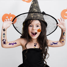 Lade das Bild in den Galerie-Viewer, 20PCs Eco-friendly Non-Toxic Children Cartoon Luminous Tattoo Stickers Halloween Carnival Party
