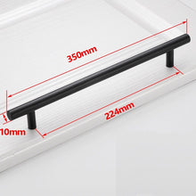 Lade das Bild in den Galerie-Viewer, 2pcs Kitchen Door T Bar Straight Handle Knobs Cabinet Pull Diameter 10mm Stainless Steel Handles