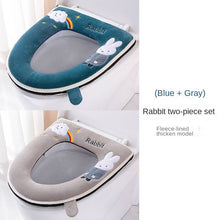 Load image into Gallery viewer, 3pcs Toilet Seat Cover Pads Home Winter New Four Seasons Closestool Cushion Trending Cartoon Cute