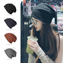 Lade das Bild in den Galerie-Viewer, Warm Winter Knit Beanie Hats Closed Toe Women Autumn Fashion Brand Wool Show Face Small Unisex
