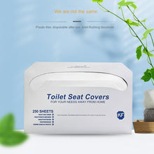 Load image into Gallery viewer, 3pcs Boxed Disposable Toilet Seat Travel Supplies Portable Crude Pulp Cushion Paper