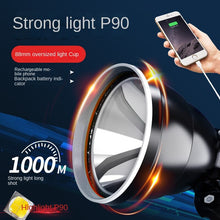 Load image into Gallery viewer, Head Light P90 Strong Light USB Charging Large Light Cup LED Spotlight Long Shot