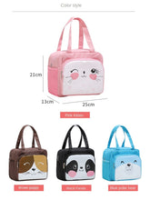 Load image into Gallery viewer, Practical Portable Lunch Bag Insulated Bag Cartoon Lunch Bag