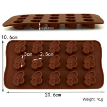 Load image into Gallery viewer, 2pc Silicone Mold Fun 15-Piece Heart-Shaped Handmade Candy Baking Model DIY Decoration