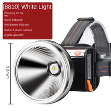 Lade das Bild in den Galerie-Viewer, Head Light Quad-Core High-Power Lithium Battery Led Super Long Endurance Rechargeable