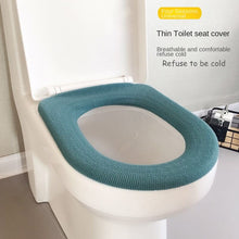 Lade das Bild in den Galerie-Viewer, 3pcs Four Seasons Thin O-Type Toilet Seat Cover Disposable Toilet Mat Toilet Seat Simple