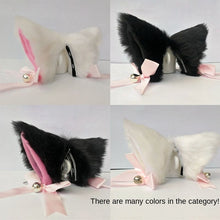Lade das Bild in den Galerie-Viewer, 2x Halloween Xmas Christmas Gifts Decoration Anime Party Cat Ears Barrettes Lolita Adult Lady like Woman Fox Bow