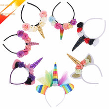 Lade das Bild in den Galerie-Viewer, 2x Halloween Xmas Christmas Gifts Decoration Pony Pony Headband Children's Party Headband