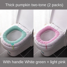 Load image into Gallery viewer, 3pcs Toilet Seat Cover Pads Home Cushion Extra Thick Warm Fleece
