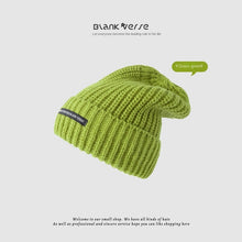 Lade das Bild in den Galerie-Viewer, Warm Winter Knit Beanie Hats Wool All-Match Sleeve Cap Thick Ear Protection for Women Unisex