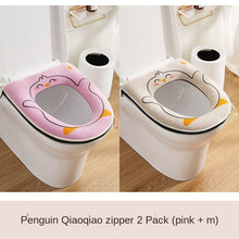 Load image into Gallery viewer, 3pcs Toilet Seat Cover Pads Cute Household Washer Thicker