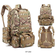 Lade das Bild in den Galerie-Viewer, Men's Camouflage Large-Capacity Backpack, Hiking Backpack Outdoor Military Fans