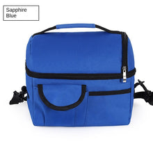 Lade das Bild in den Galerie-Viewer, Practical Portable Lunch Bag Double-Layer Insulated Breast Milk Preservation Bag Food Lunch Box